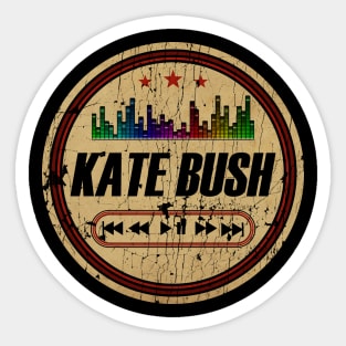 Graphic Kate Name Retro Distressed Cassette Tape Vintage Sticker